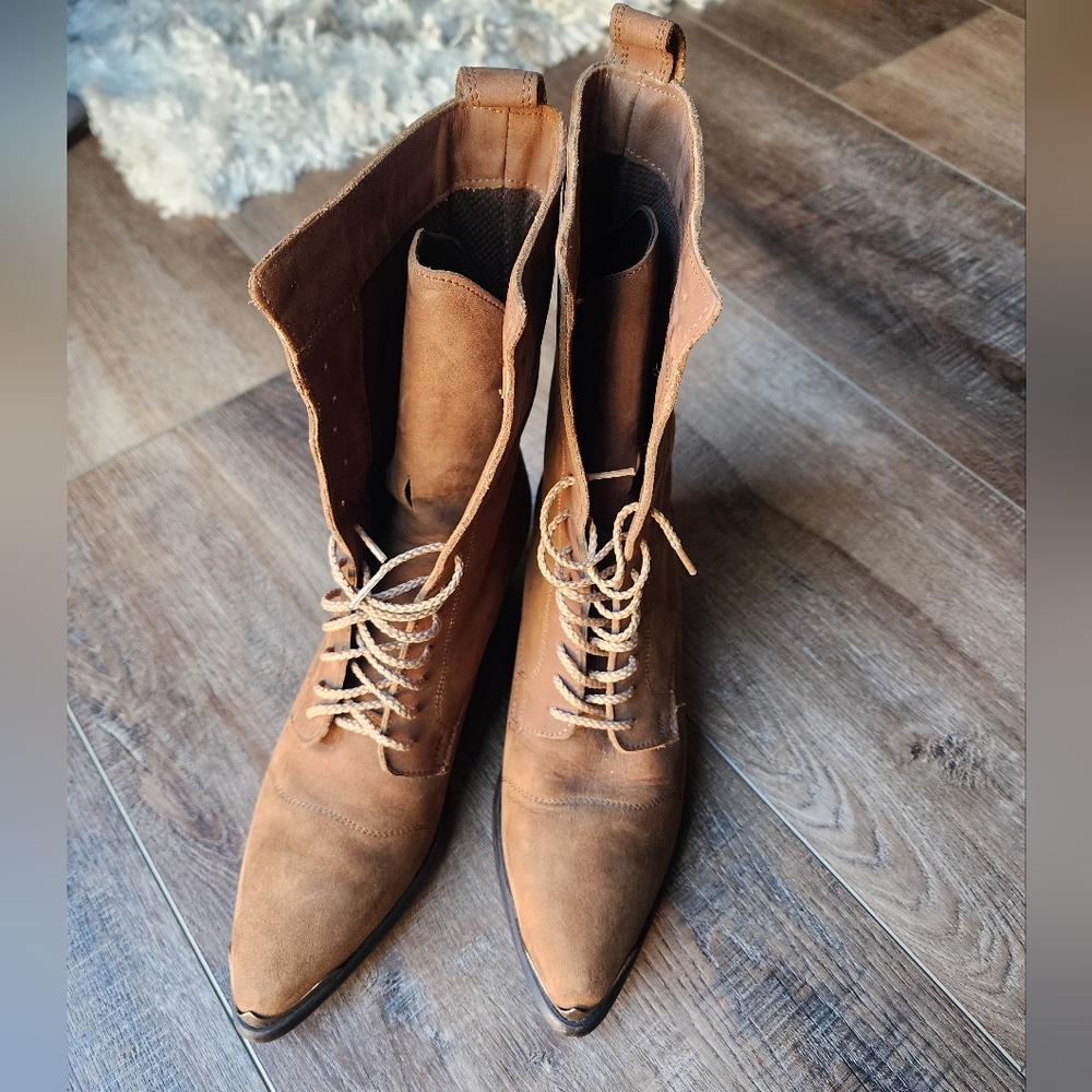Dingo RARE - Leather Lace Up Boots